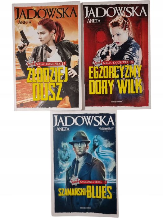 Dora Wilk + Szamański Blues / zestaw 3 książek / Aneta Jadowska