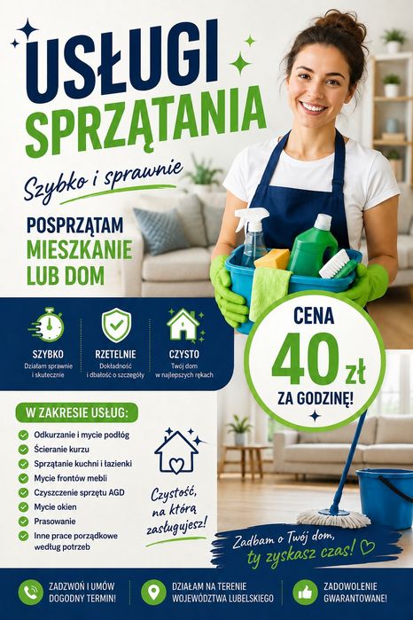 Usługi sprzątania
