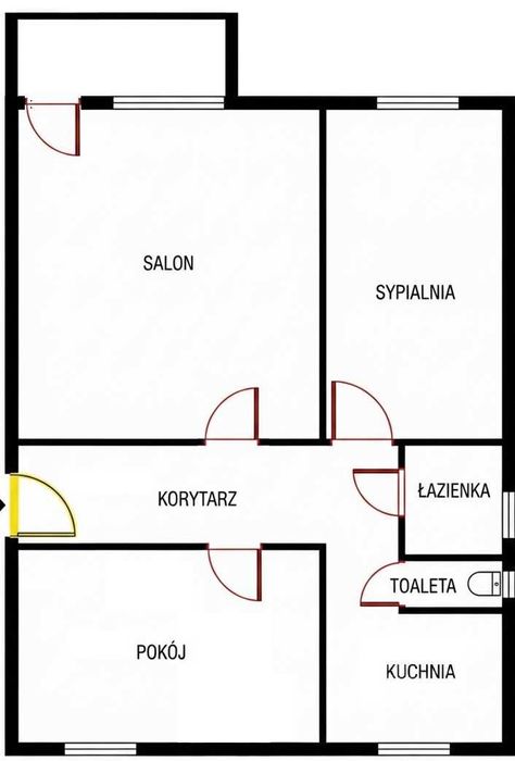 Sprzedam lub zamienię mieszkanie o pow. 60,5 m2