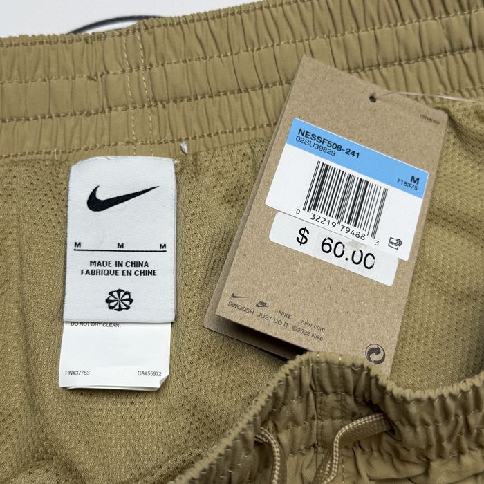 ОРИГІНАЛ Чоловічі Шорти Nike M Бежеві NESSFF508-241 з США