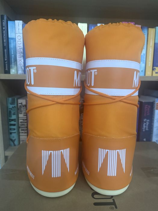Śniegowce damskie Moon Boot r. 39/41 NOWE Wysokie pomarańczowe