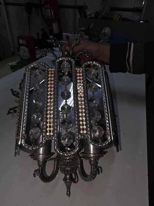 Apliques parede cromados antigos