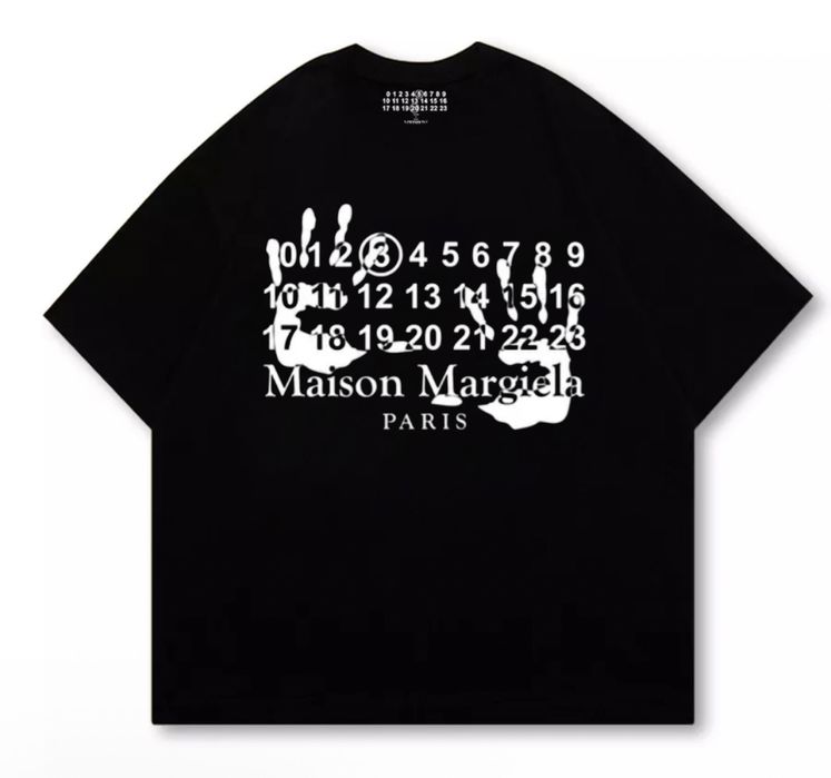 Футболки Maison Margiela Paris Logo унисекс мейсон марджела Новинки