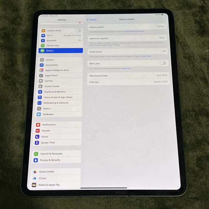 iPad Pro M4 13 polegadas WiFi+Cellular 512GB com AppleCare+