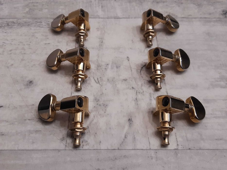 Klucze Gitarowe Grover Gold 3+3 Les Paul-SG- wysyłka lub dodam Gratis