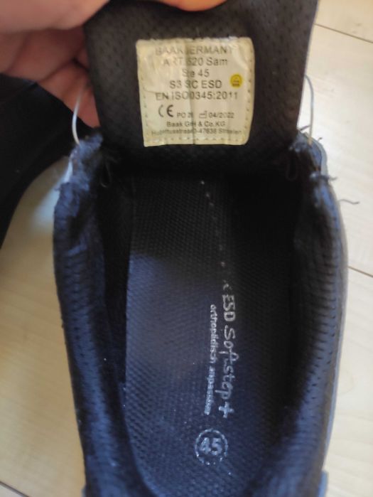 Męskie buty robocze Baak Sam BOA S3 ESD SRC r. 45 29 bdb