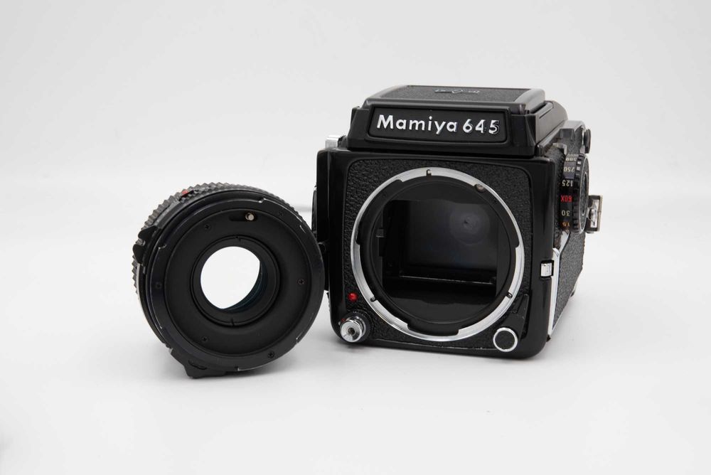 Mamiya 645 1000S + 80mm + 2 Visores - Excelente Estado