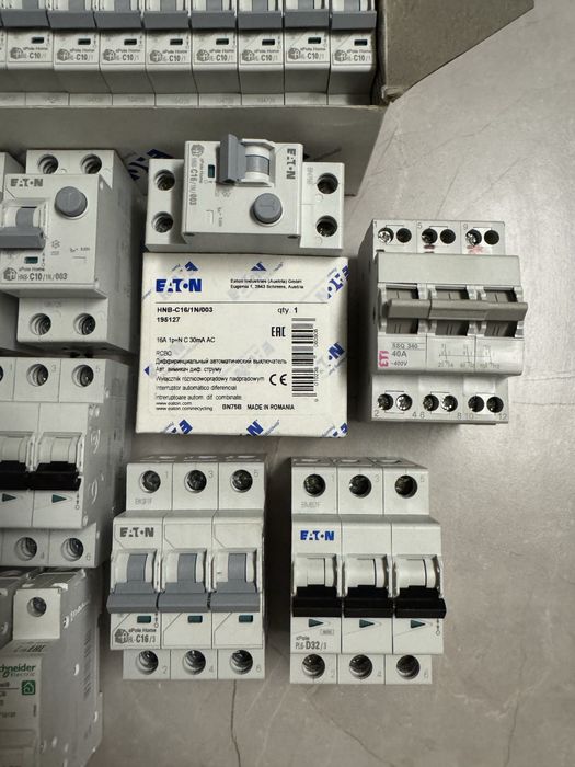 Промышленные автоматы Eaton, Schneider, ETI /кабель