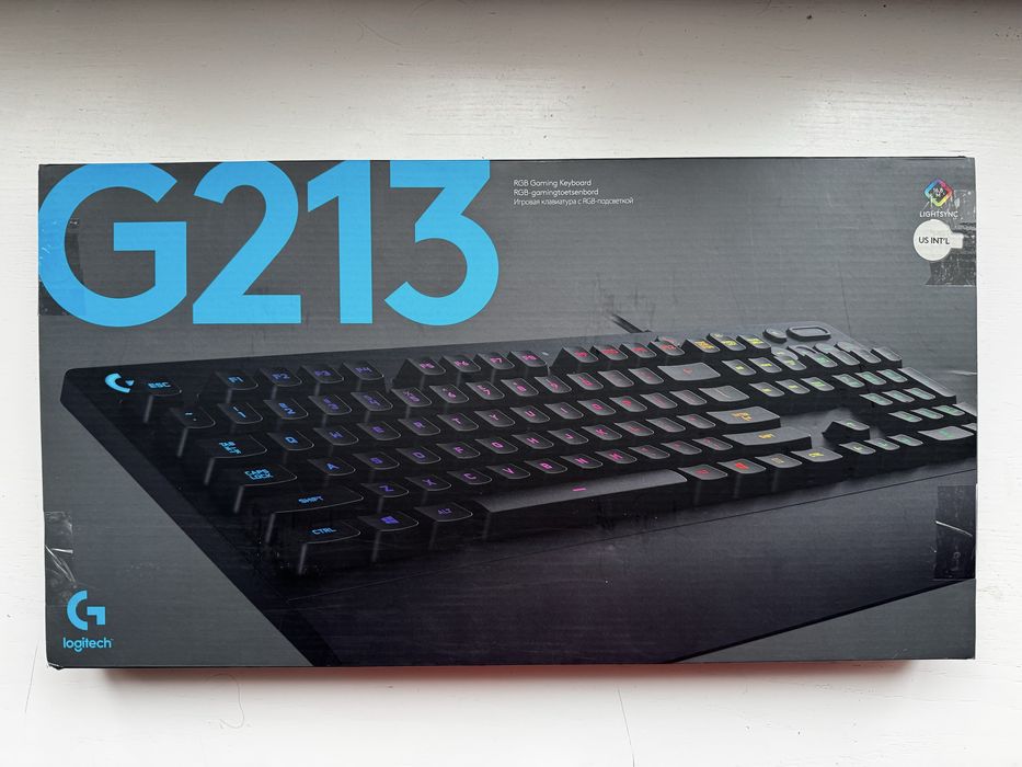 Клавіатура дротова Logitech G213 Gaming Keyboard USB ENG