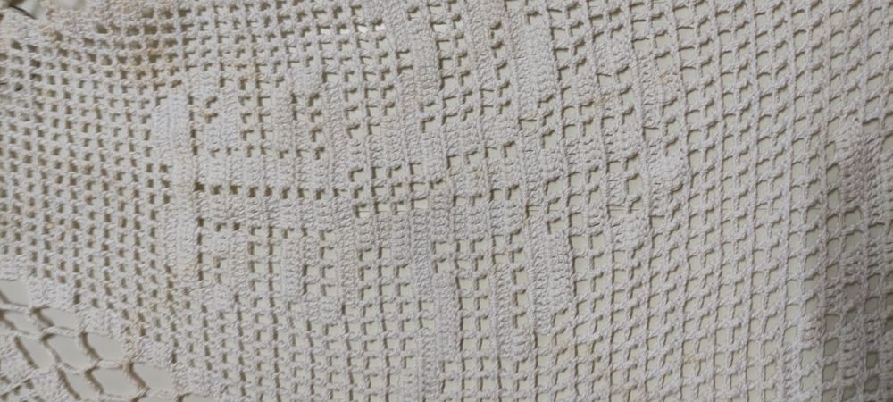 Toalhas de renda antigas