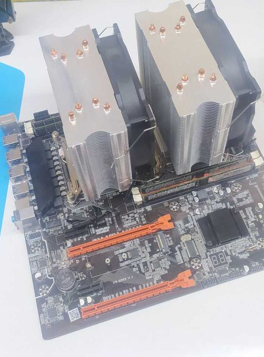 Комплект X79 + e5-2670v2 (2шт) + ОЗУ ddr3L 32Gb (4х8Gb)