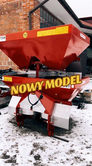 Rozsiewacz do nawozów STRUMYK TYTAN nowy model 400L 600L 800L 1000L