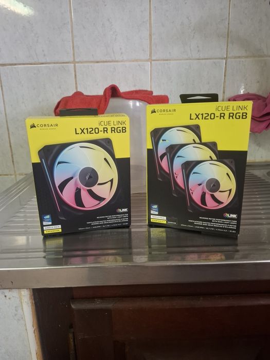 pack de 4 fans corsair icue link LX120-R RGB - seladas