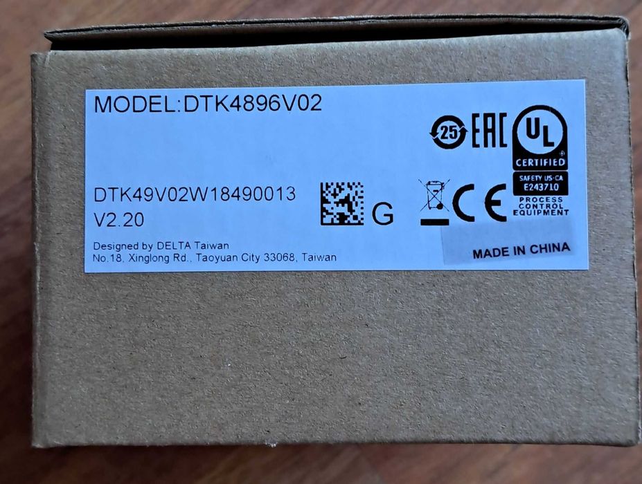 Regulator Temperatury Delta Electronics DTK4896V02