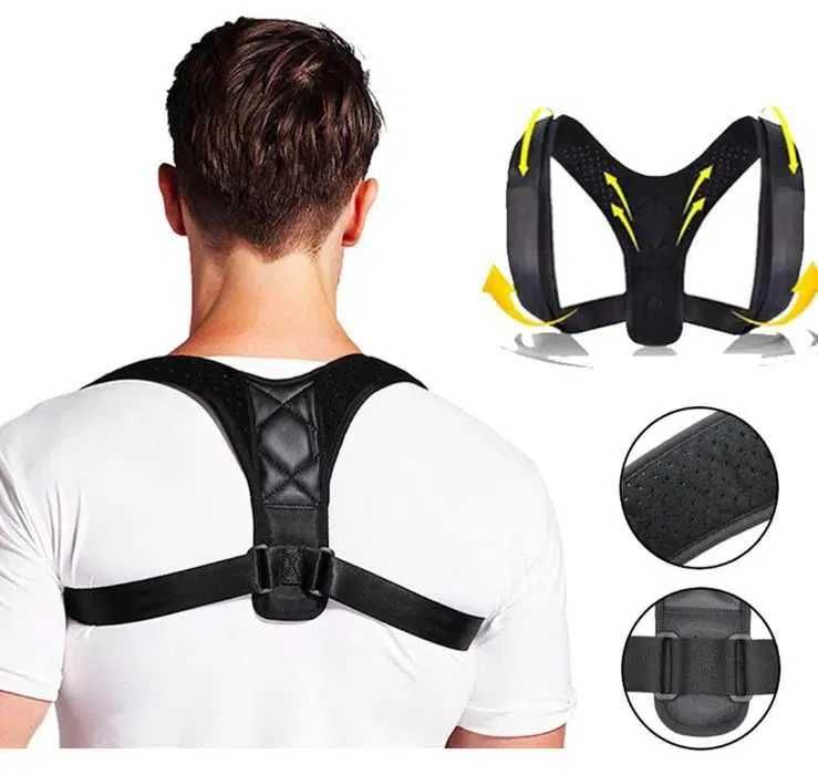 Colete NOVO Corrector de postura dor de costas ajustável cifose
