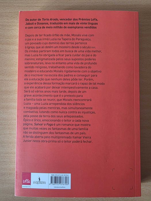 Livro "Salvar o Fogo" de Itamar Vieira Junior