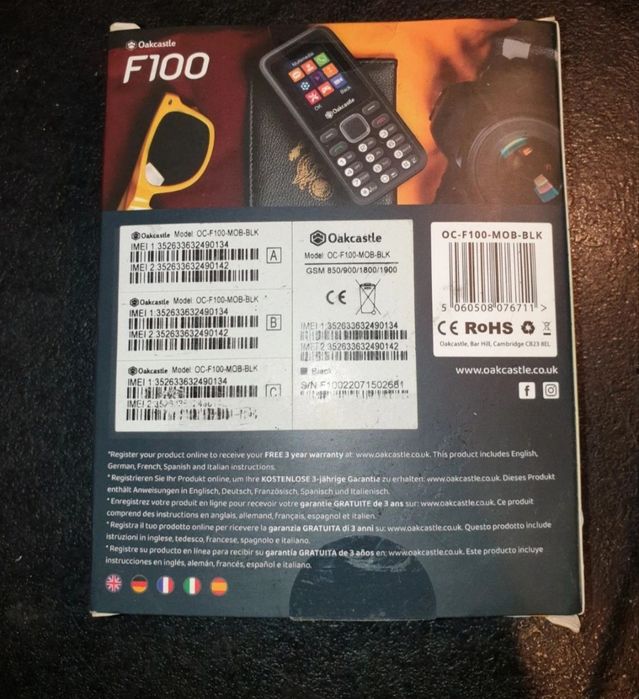 Nowy Telefon Oakcastle