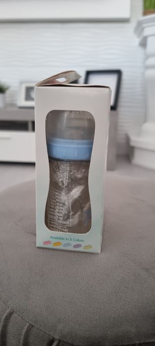 1 biberão playtex nunca usado 118 ml cor azul
