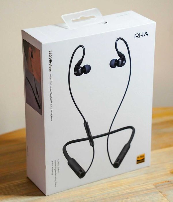 RHA T20 • Стальные динамические наушники • Wireless (MMCX) aptX