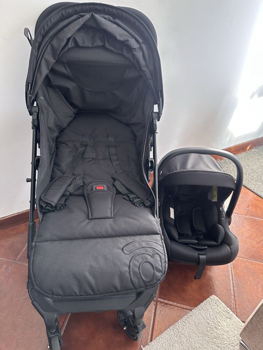 Carrinho De Bebé 2 Em 1 Asalvo Amsterdam Black