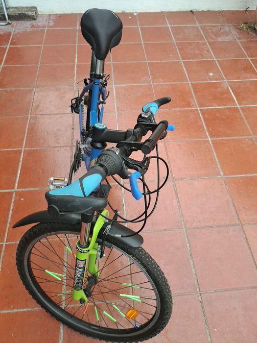 Bicicleta de Montanha – Componentes NOVOS a estrear" o Motivo: de vender não fazer uso mudei as peças mas não chegai usar bicicleta .