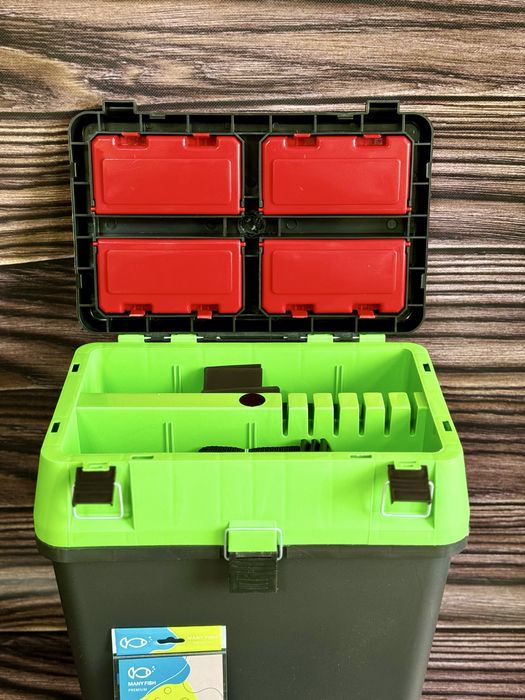 Набір 10 жерлиць+ящик 19 л