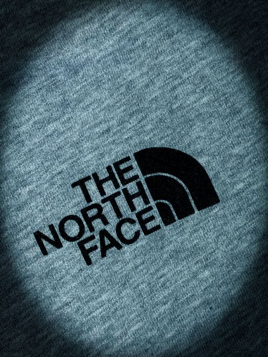 (S) The North Face Nowa Szara Męska Bluza z Długim Rękawem Longsleeve