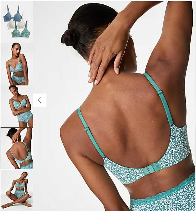 бюстгальтер из хлопка Marks&Spencer (Англия) р. 95 В-С