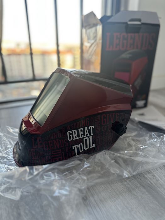 Máscara de Soldadura Automática Great Tool Legends True Color - Nova na Caixa