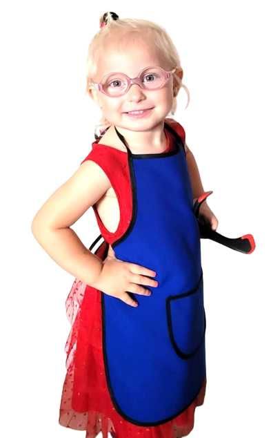 Fartuszek Kuchenny dziewczynki chłopca dziecka Prezent niebieski