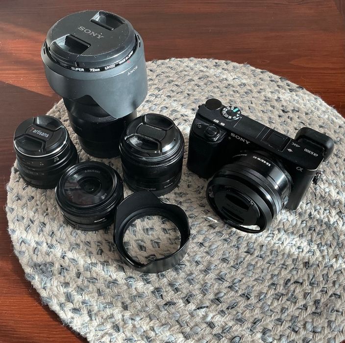 SONY A6300 A6700 itd. obiektywy stałoogniskowe