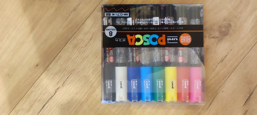POSCA PC-1M zestaw 8 markerów