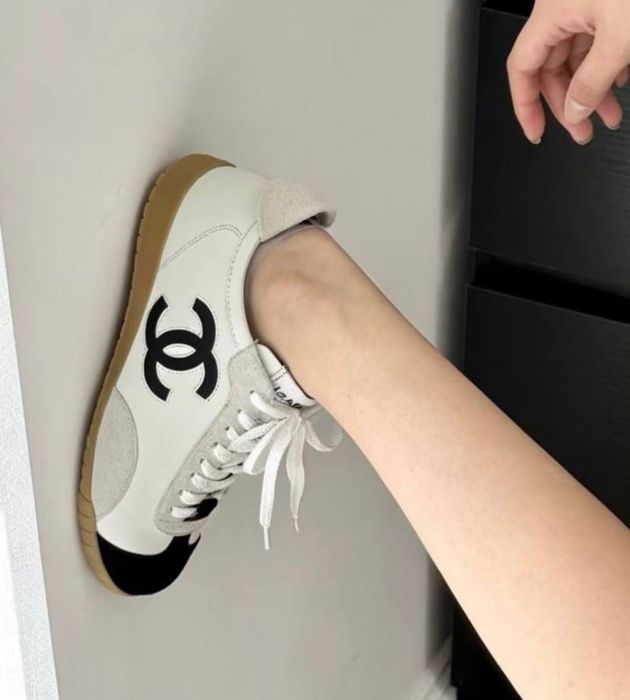 Жіночи кеди кросівки Chanel Шанель