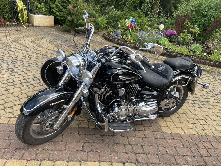 Yamaha Drag Star XVS 1100 Vstar trike z bocznym wózkiem koszem 3 osoby