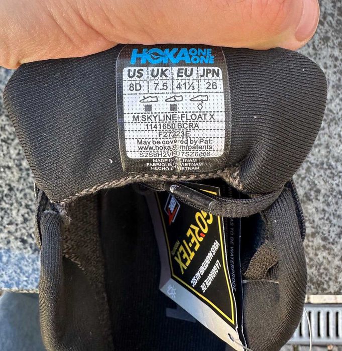ХІТ! Hoka Skyline-Float X Gore-Tex круті топ кросівки гортекс