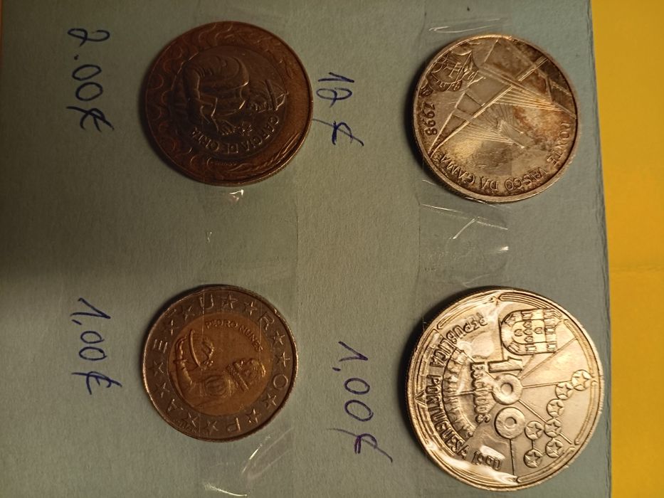 Vendo moedas de colecção