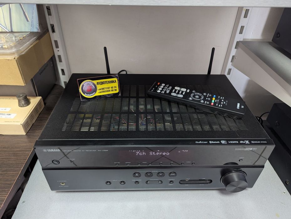 Р-в!7.2 AV-ресивер Yamaha RX-V585. Dolby Atmos, DTS:X, Wi-Fi, BT, 4K