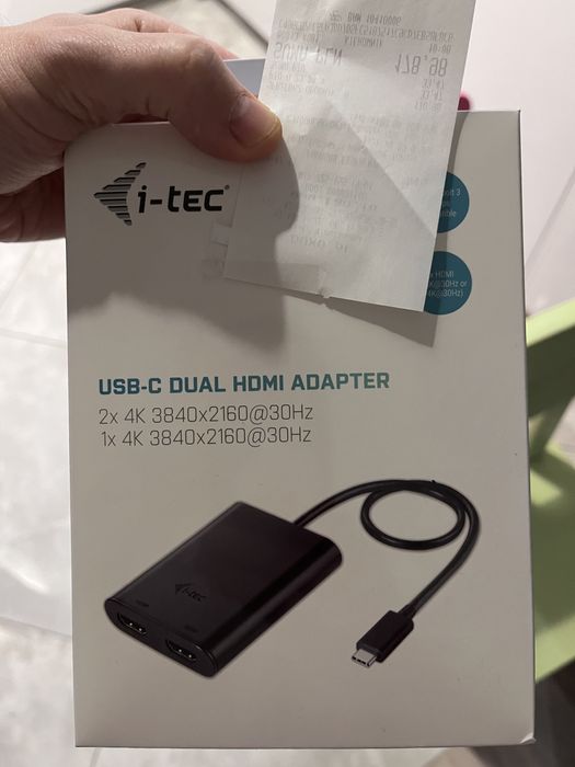 USB-c dual hdmi adapter/ stacja dokujaca
