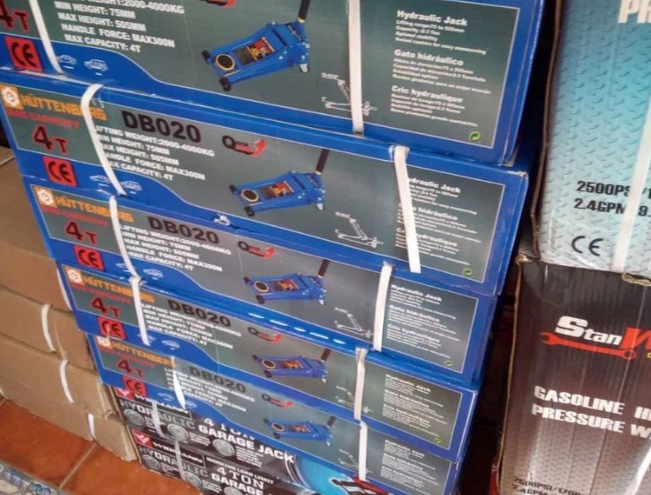 Macaco Hidráulico 4toneladas baixo perfil bomba dupla