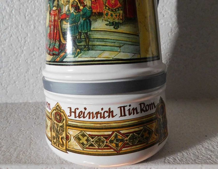 Kolekcjonerski Kufel Ceramiczny – Koronacja Henryka II | Vintage