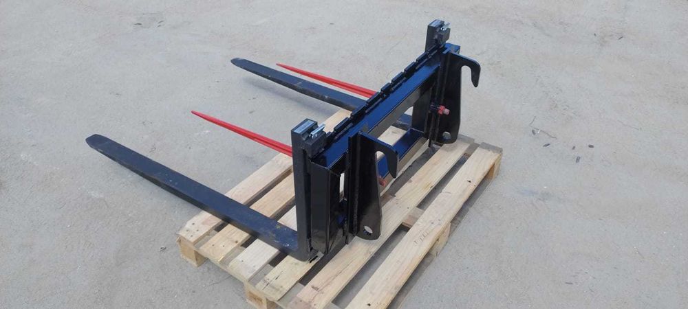 Paleciak widły do palet do beli WEIDEMANN ramka + widły + kły do bel