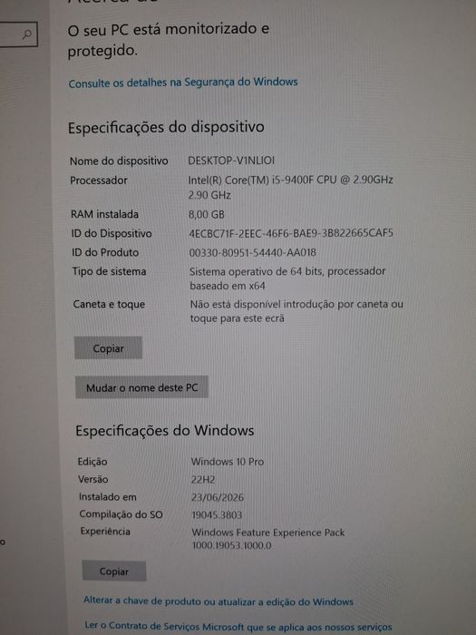 PC i5 9400f  8gb ram hdd 160+ hdd 640