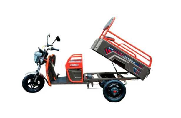 Електротрицикл вантажний Crosser CARGO 12 60V/32Ah/1000W 2025 - Сірий