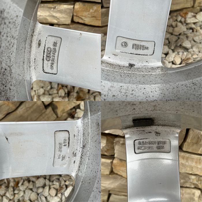 Oryginalne felgi Audi 18” – 5x112, 8J, ET43