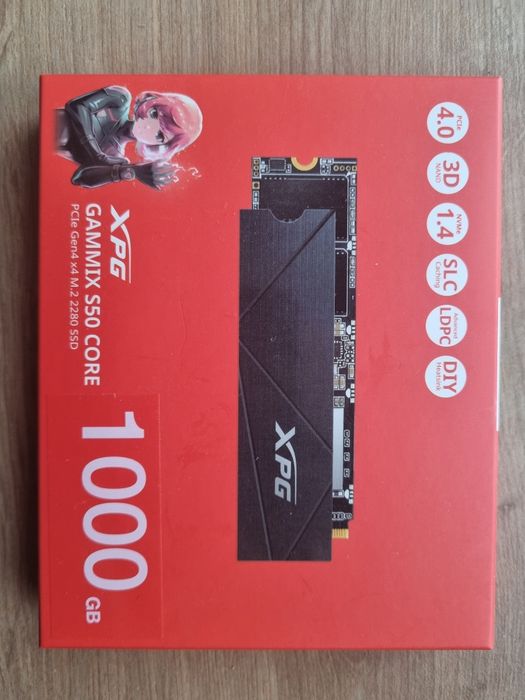 XPG Gammix S50 core 1000GB dysk SSD m.2 ADATA 1TB nowy PCIe 2280 nvme Katowice