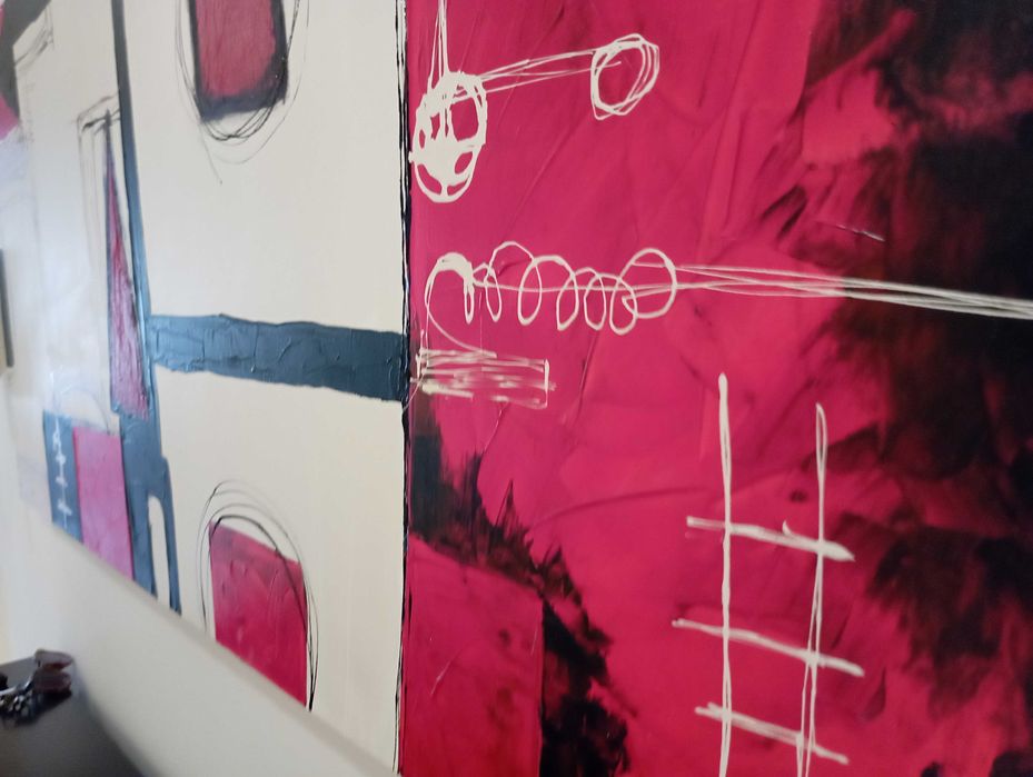 Tela pintada à mao