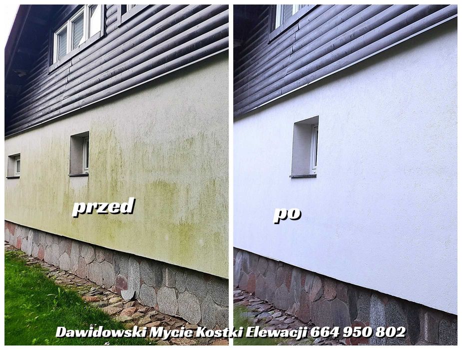 Mycie Kostki Brukowej Elewacji - Czyszczenie tarasu polbruku podjazdu