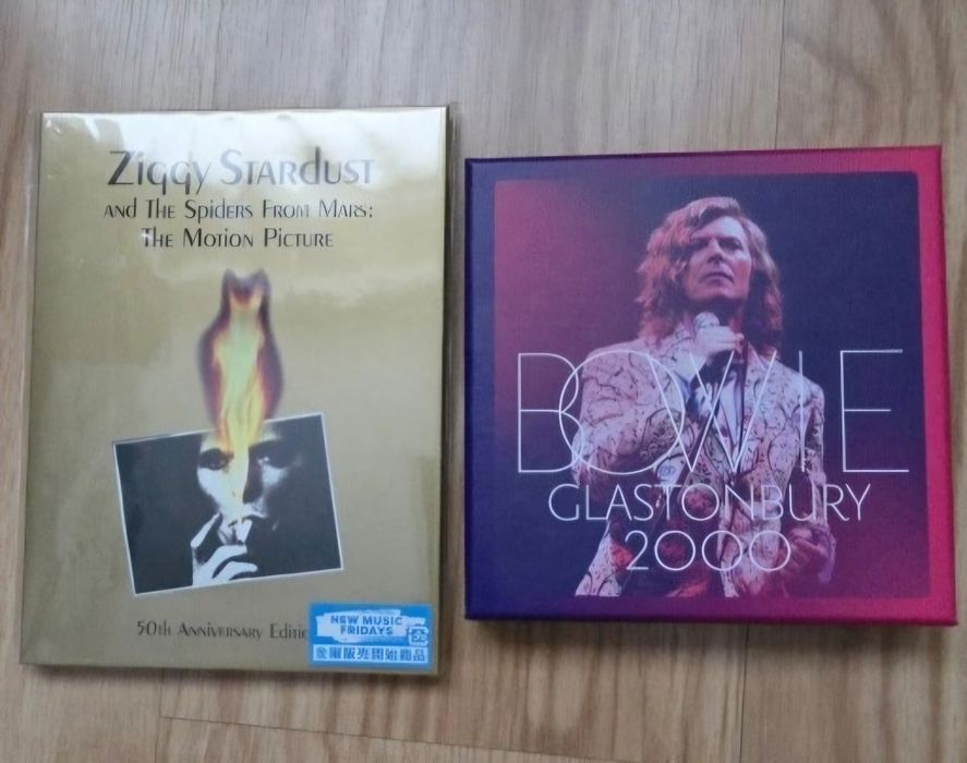 David Bowie - 2 koncerty blu ray - dvd - cd