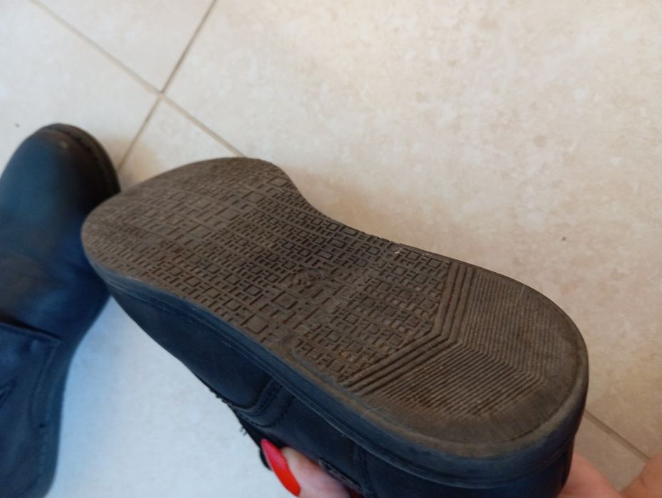 Eleganckie półbuty wizytowe, buty komunijne - WOJTYŁKO czarne 34