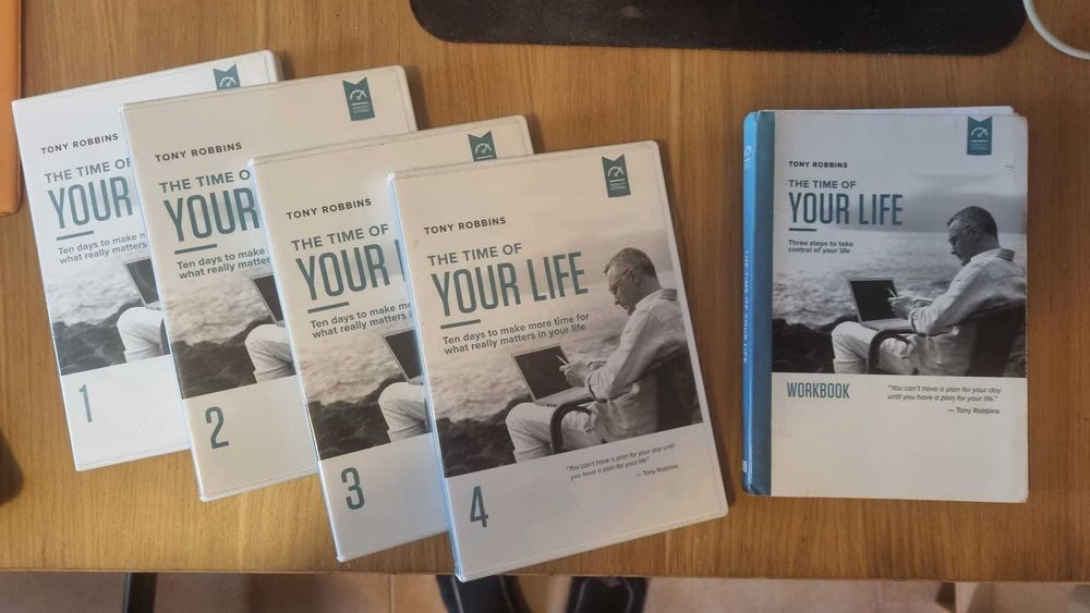 CD's e livros Tony Robbins